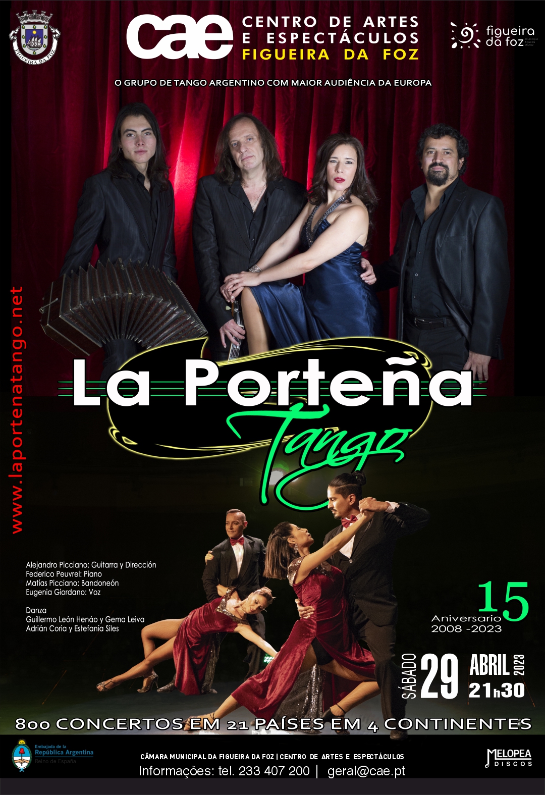 Cartaz La Portea tango web