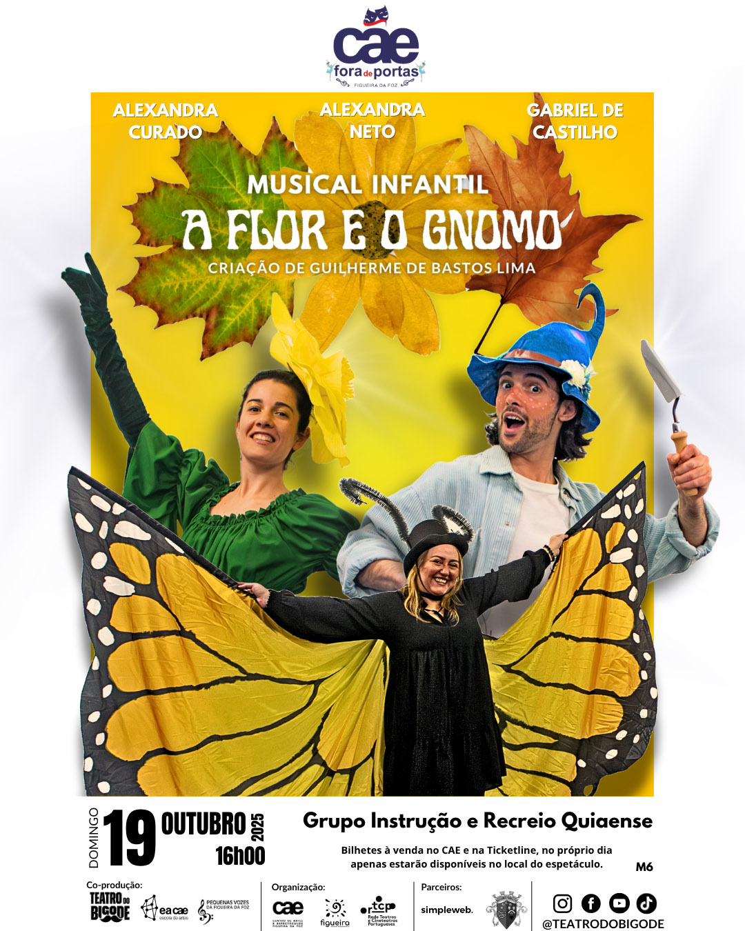 Cartaz Quiaios a flor e o gnomo