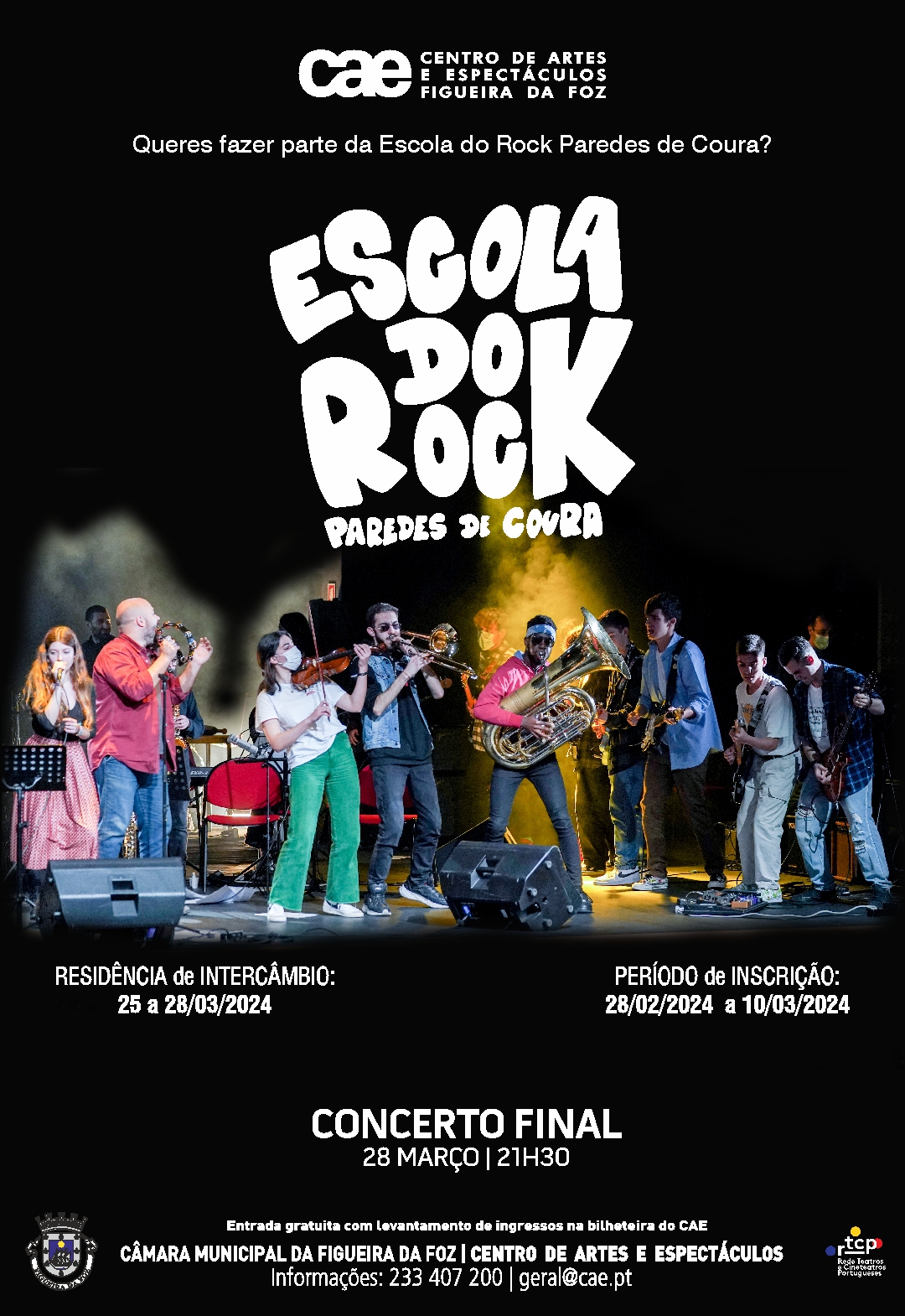Cartaz Escola de Rock web