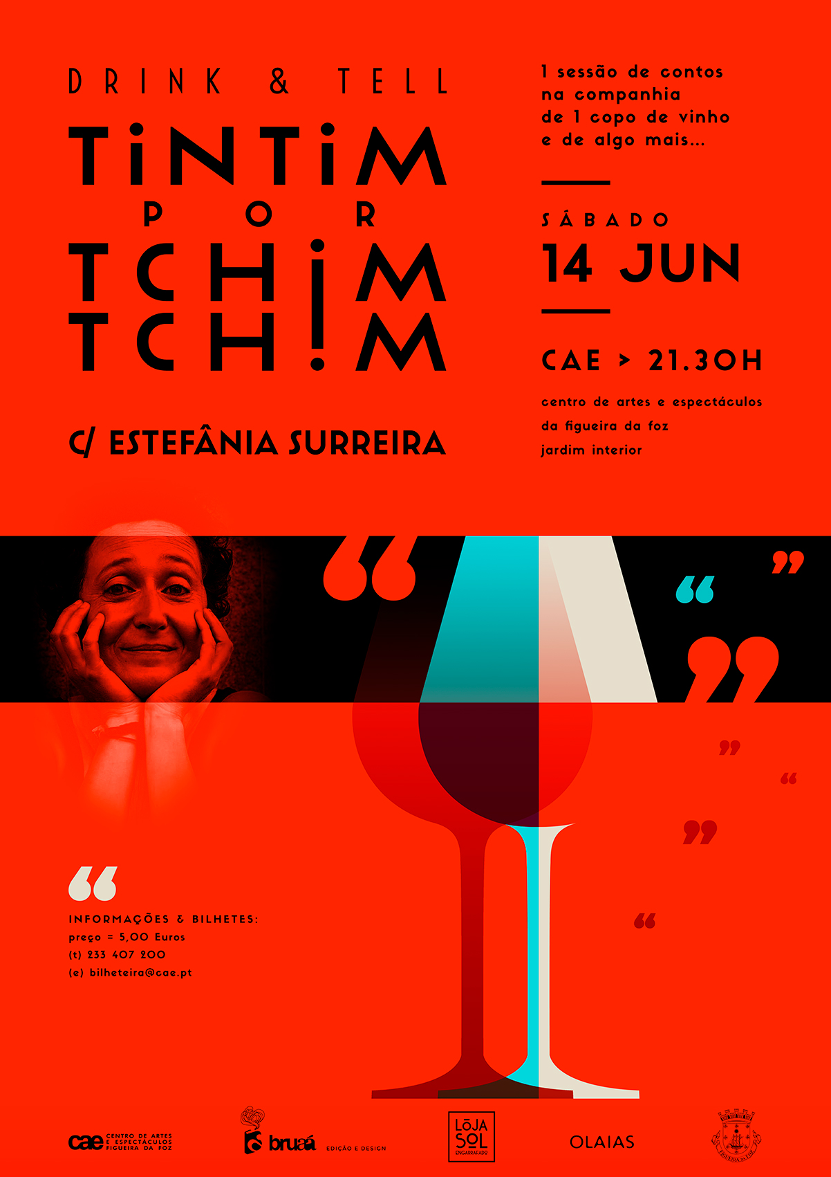Cartaz tintim por tchim tchim estefania surreira