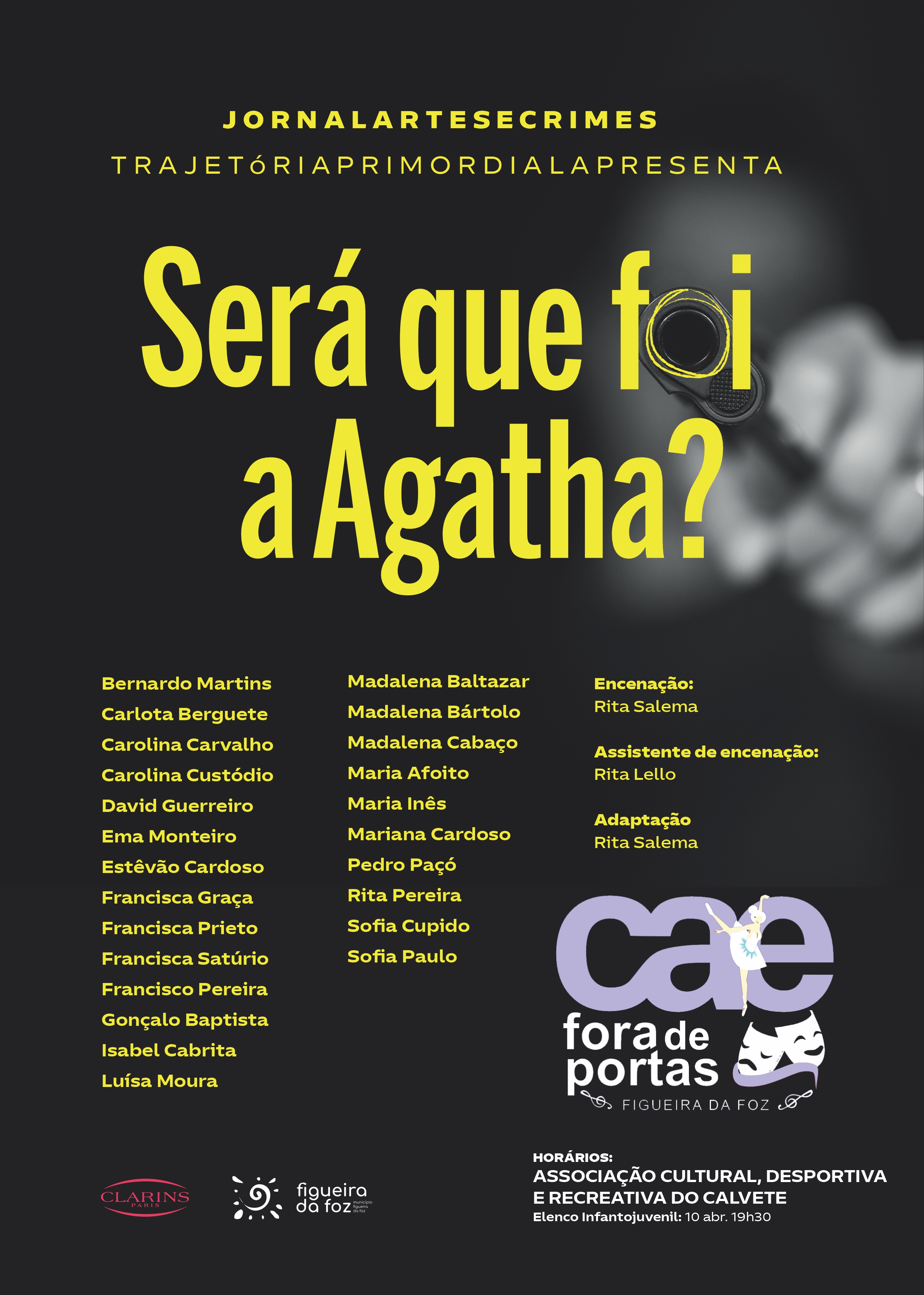 CARTAZ AGATA crianas calvete